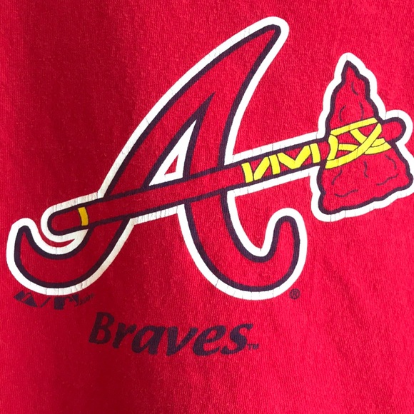 Majestic Brand Atlanta Braves T-Shirt - Picture 2 of 3
